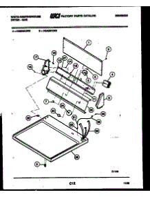 04 - Console And Control Parts parts for Frigidaire Dryer DG500KXD3 from AppliancePartsPros.com