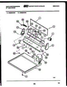 04 - Console And Control Parts parts for Frigidaire Dryer DG650KXD3 from AppliancePartsPros.com