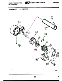 05 - Blower And Drive Parts parts for Frigidaire Dryer DG650KXD3 from AppliancePartsPros.com