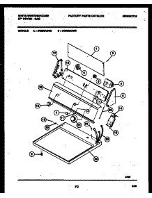 04 - Console And Control Parts parts for Frigidaire Dryer DG400AXD2 from AppliancePartsPros.com