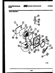 03 - Door Parts parts for Frigidaire Dryer DG250KXH2 from AppliancePartsPros.com