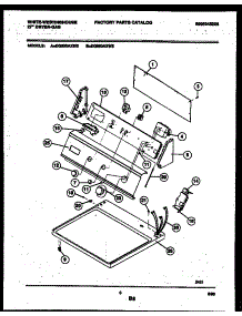 04 - Console And Control Parts parts for Frigidaire Dryer DG600AXD2 from AppliancePartsPros.com
