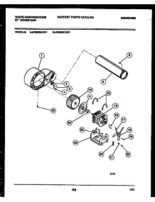 05 - Blower And Drive Parts parts for Frigidaire Dryer DG800AXD1 from AppliancePartsPros.com