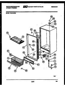 03 - Cabinet Parts parts for Frigidaire Freezer FU218LRW3 from AppliancePartsPros.com