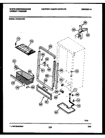 03 - Cabinet Parts parts for Frigidaire Freezer FU218LRW5 from AppliancePartsPros.com
