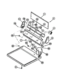 04 - Console And Control Parts parts for Frigidaire Dryer DG400KXD1 from AppliancePartsPros.com