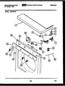 04 - Console And Control Parts parts for Frigidaire Dryer DG250KXD4 from AppliancePartsPros.com