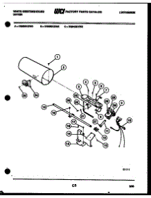 06 - Burner, Igniter And Valve parts for Frigidaire Dryer DG640KXH2 from AppliancePartsPros.com