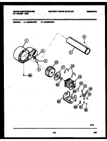 05 - Blower And Drive Parts parts for Frigidaire Dryer DG650AXD2 from AppliancePartsPros.com