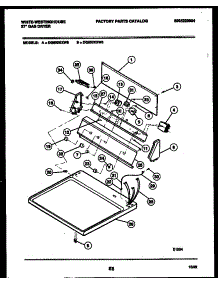 04 - Console And Control Parts parts for Frigidaire Dryer DG650KXD5 from AppliancePartsPros.com
