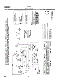 12 - Wiring Diagram parts for White Westinghouse Dryer SGR341AQ4 from AppliancePartsPros.com