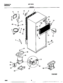 05 - System parts for Frigidaire Refrigerator MRT16PNED0 from AppliancePartsPros.com