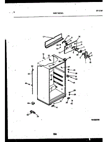 04 - Cabinet Parts parts for Frigidaire Refrigerator MRT18CHAW0 from AppliancePartsPros.com