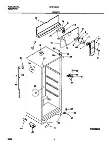 03 - Cabinet parts for Frigidaire Refrigerator MRT18DNCD1 from AppliancePartsPros.com