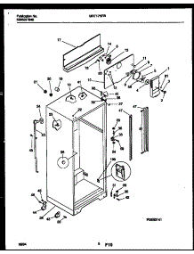 04 - Cabinet Parts parts for Frigidaire Refrigerator MRT17NRBD0 from AppliancePartsPros.com