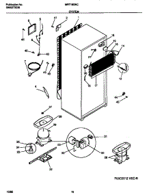 05 - System parts for Frigidaire Refrigerator MRT18DNCD2 from AppliancePartsPros.com