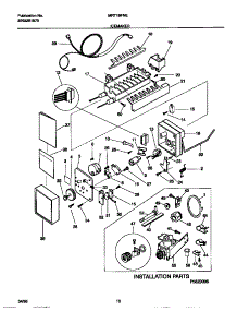 06 - Ice Maker parts for Frigidaire Refrigerator MRT18DNEY0 from AppliancePartsPros.com