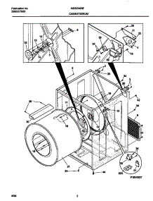 02 - Cabinet / Drum parts for Frigidaire Dryer WDE546RFS0 from AppliancePartsPros.com