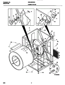 02 - P16v0035 Dry Cab,Heater parts for Frigidaire Dryer WDE336RES0 from AppliancePartsPros.com