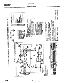 06 - Wiring Diagram parts for Frigidaire Dryer WDE546RBS1 from AppliancePartsPros.com
