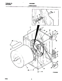 02 - P16v0036 Dry Cab,Heater parts for Frigidaire Dryer WDG336RED0 from AppliancePartsPros.com