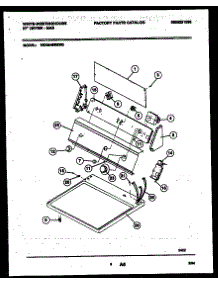 04 - Console And Control Parts parts for Frigidaire Dryer WDG546RBD0 from AppliancePartsPros.com