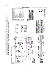 12 - Wiring Diagram parts for White Westinghouse Dryer SGR341AQ2 from AppliancePartsPros.com