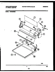 04 - Console And Control Parts parts for Frigidaire Dryer WDE336RBS0 from AppliancePartsPros.com