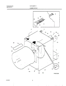 02 - Cabinet / Drum parts for Frigidaire Dryer WDG546RET0 from AppliancePartsPros.com