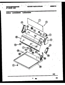 04 - Console And Control Parts parts for Frigidaire Dryer WDG216RBW0 from AppliancePartsPros.com