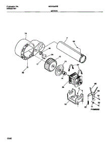 05 - Motor parts for Frigidaire Dryer WDG546RBS0 from AppliancePartsPros.com