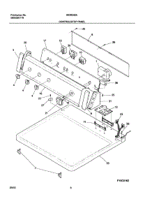 07 - Controls parts for White Westinghouse Dryer WGR242AS3 from AppliancePartsPros.com