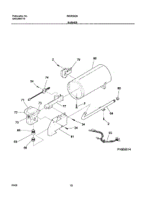 11 - Burner parts for White Westinghouse Dryer WGR242AS3 from AppliancePartsPros.com