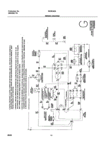 12 - Wiring Diagram parts for White Westinghouse Dryer WGR242AS3 from AppliancePartsPros.com