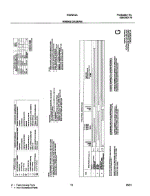 13 - Wiring Diagram parts for White Westinghouse Dryer WGR242AS3 from AppliancePartsPros.com