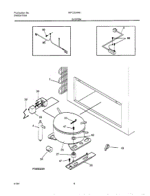 07 - Freezer parts for White Westinghouse Freezer WFC25M4HW1 from AppliancePartsPros.com