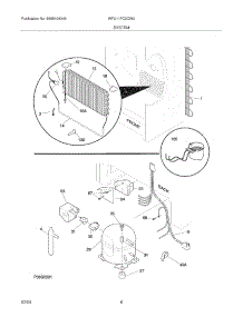 07 - System parts for White Westinghouse Freezer WFU11FC2CW0 from AppliancePartsPros.com