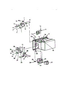 04 - Lock Mechanism parts for Frigidaire Microwave KM650HXM from AppliancePartsPros.com