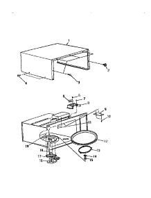 06 - Basic Body parts for Frigidaire Microwave KM650HXM from AppliancePartsPros.com