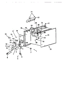 03 - Lock Mechanism parts for Frigidaire Microwave KM355HXM from AppliancePartsPros.com