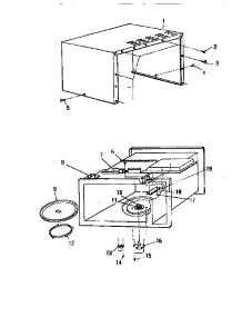 06 - Basic Body parts for Frigidaire Microwave KM355HXM from AppliancePartsPros.com