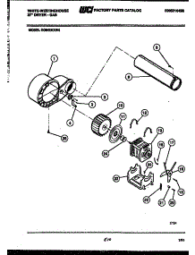 05 - Blower And Drive Parts parts for Frigidaire Dryer DG640KXD4 from AppliancePartsPros.com