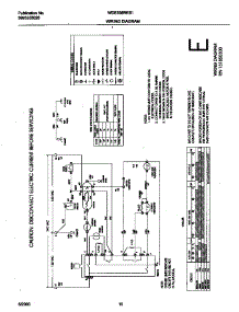 06 - Wiring Diagram parts for Frigidaire Dryer WDE336RES1 from AppliancePartsPros.com