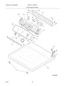07 - Controls / Top Panel parts for White Westinghouse Dryer SGR351FQ0 from AppliancePartsPros.com