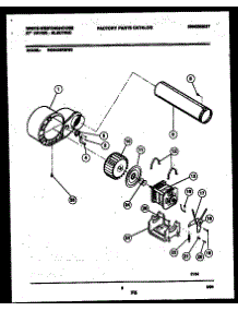 05 - Blower And Drive Parts parts for Frigidaire Dryer WDE436RBD0 from AppliancePartsPros.com