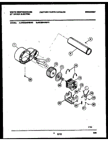 05 - Blower And Drive Parts parts for Frigidaire Dryer WDE646RBSW0 from AppliancePartsPros.com