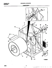 02 - Cabinet / Drum parts for Frigidaire Dryer WDG546RBD2 from AppliancePartsPros.com