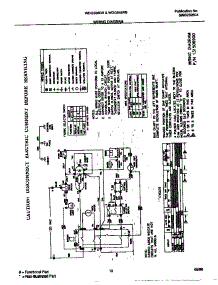 08 - Wiring Diagram parts for Frigidaire Dryer WDG546RBD2 from AppliancePartsPros.com