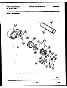05 - Blower And Drive Parts parts for Frigidaire Dryer WDG546RBW0 from AppliancePartsPros.com