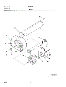 09 - Motor parts for White Westinghouse Dryer WGR242AQ3 from AppliancePartsPros.com